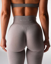 Load image into Gallery viewer, Taupe Iconic Seamless Flare Leggings