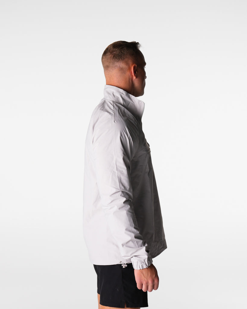 Grey Motion Windbreaker