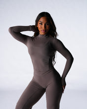 Load image into Gallery viewer, Dark Roast Solace Mock Neck Long Sleeve