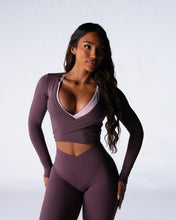 Load image into Gallery viewer, Velvet Port Solace Wrap Top