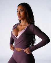 Load image into Gallery viewer, Velvet Port Solace Wrap Top