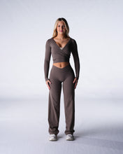 Load image into Gallery viewer, Dark Roast Solace Wrap Top