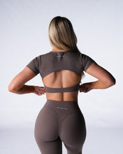 Load image into Gallery viewer, Dark Roast Solace Open Back Tee