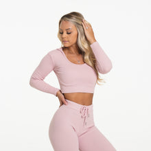 Load image into Gallery viewer, Pink Lazy Day Lounge Long Sleeve