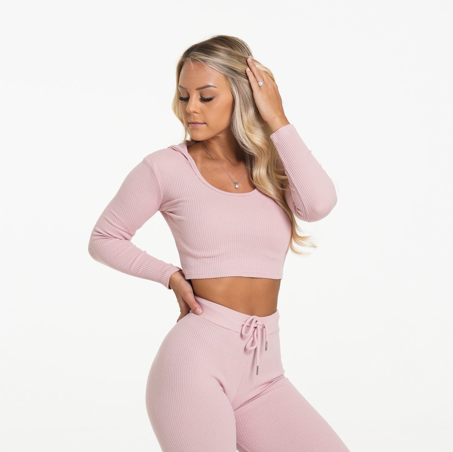 Pink Lazy Day Lounge Long Sleeve