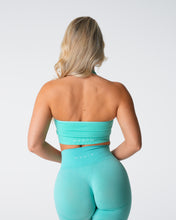Load image into Gallery viewer, Mint Limitless Ribbed Seamless Halter Bra