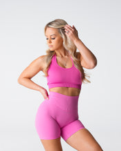 Load image into Gallery viewer, Bubble Gum Pink Limitless Ribbed Seamless Halter Bra
