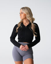 Load image into Gallery viewer, Black Divine Seamless Zip Up