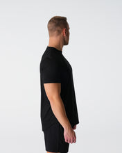 Load image into Gallery viewer, Black Tech Fitted Tee