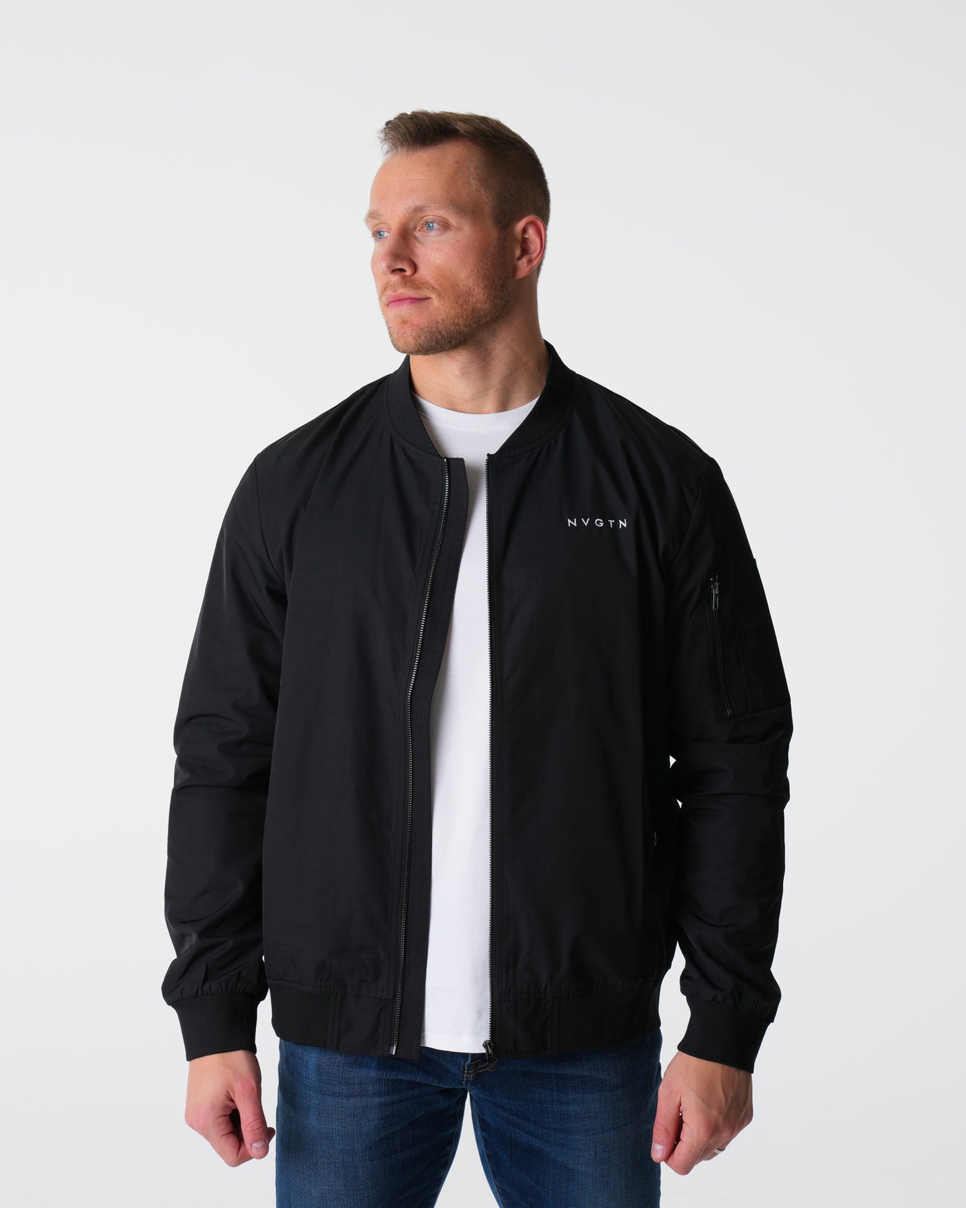 Black Bomber Jacket