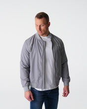 Load image into Gallery viewer, Grey Bomber Jacket