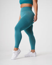 Load image into Gallery viewer, Teal Curve Seamless Leggings