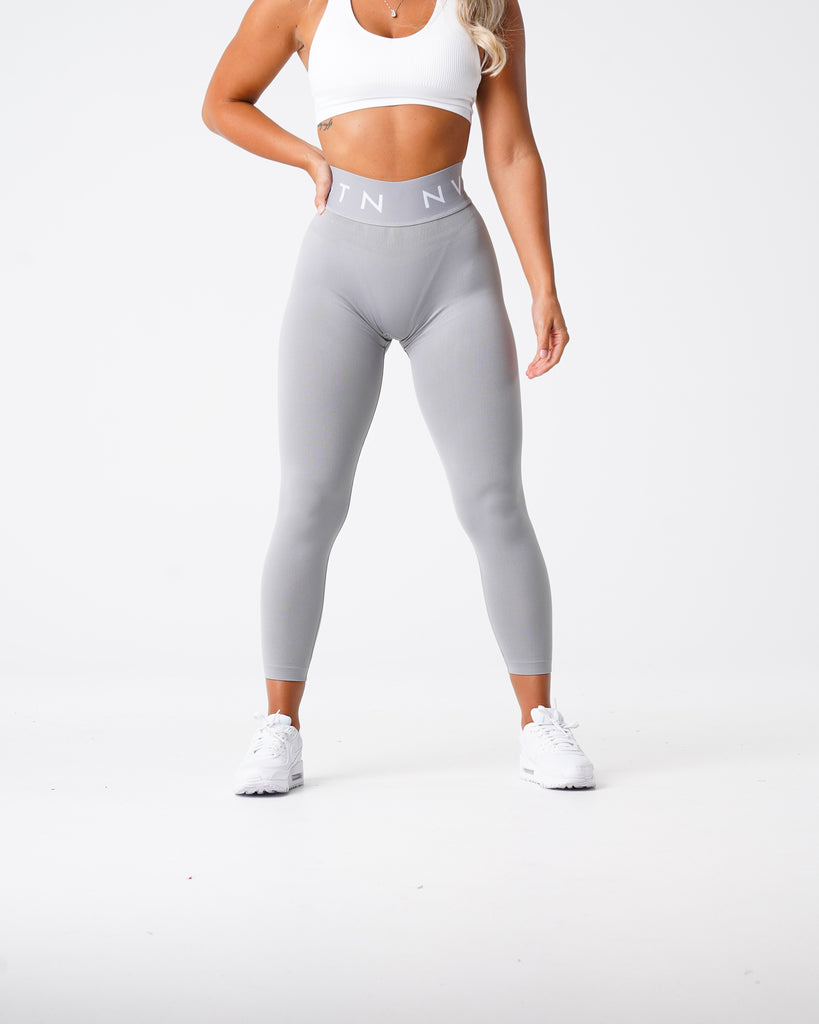 NVGTN LIGHT GREY Solid Seamless Leggings NEW Size S- SOLD OUT ONLINE RRP  $48 £38.00 - PicClick UK