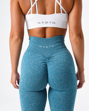 Load image into Gallery viewer, Teal Scrunch Seamless Leggings