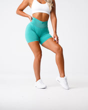 Load image into Gallery viewer, Turquoise Pro Seamless Shorts