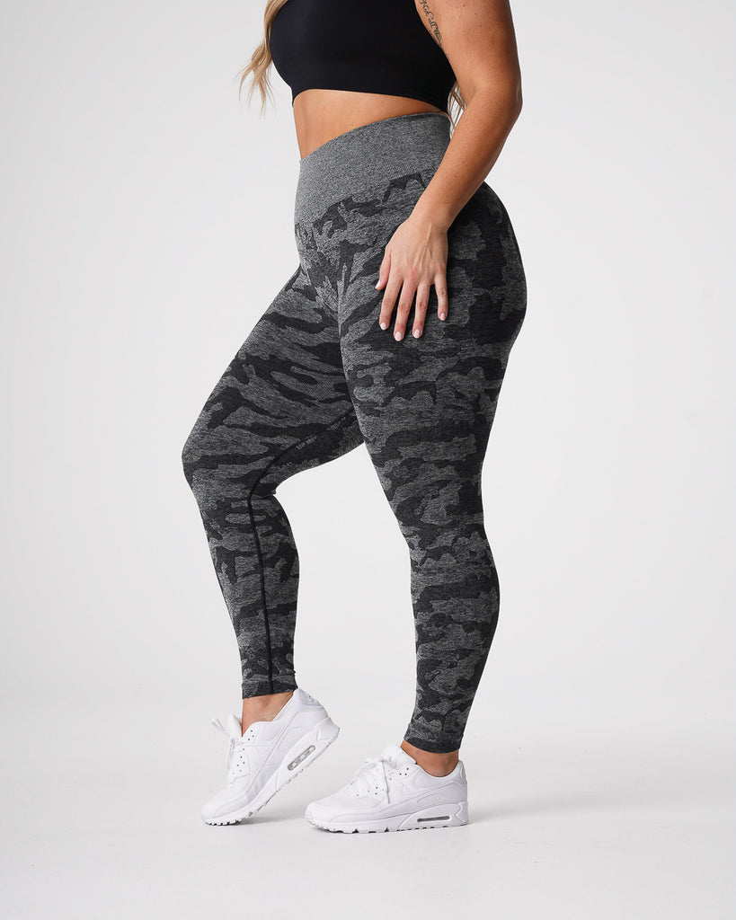 Black Camo Seamless Leggings