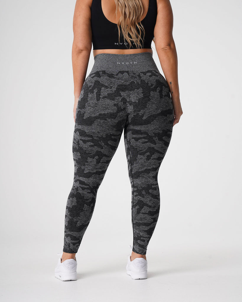Black Camo Seamless Leggings