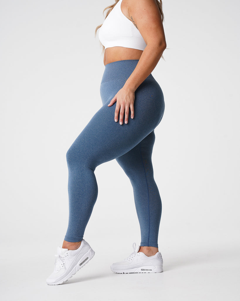 NVGTN NV Seamless Leggings - Slate Blue |