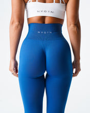 Load image into Gallery viewer, Midnight Blue Solid Seamless Leggings