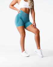 Load image into Gallery viewer, Teal Contour Seamless Shorts