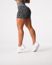 Load image into Gallery viewer, Black Speckled Leopard Seamless Shorts