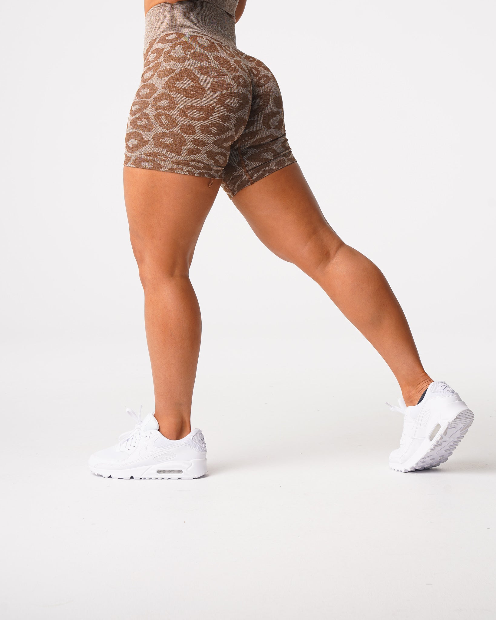 Seamless Leopard Shorts (Sage) – Shop MPE
