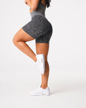 Load image into Gallery viewer, Black Speckled Snakeskin Seamless Shorts