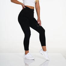 Load image into Gallery viewer, Navishape Black Ripped Jeans