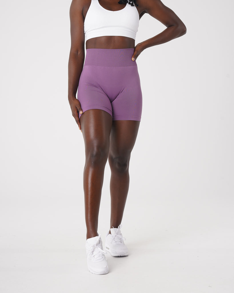 Orchid Solid Seamless Shorts