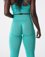 Load image into Gallery viewer, Turquoise Curve Seamless Leggings