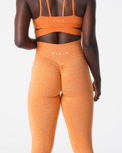 Load image into Gallery viewer, Sunset Orange Scrunch Seamless Leggings