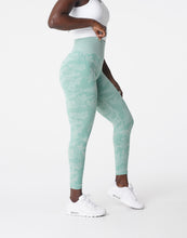 Load image into Gallery viewer, Sage Green Camo Seamless Leggings