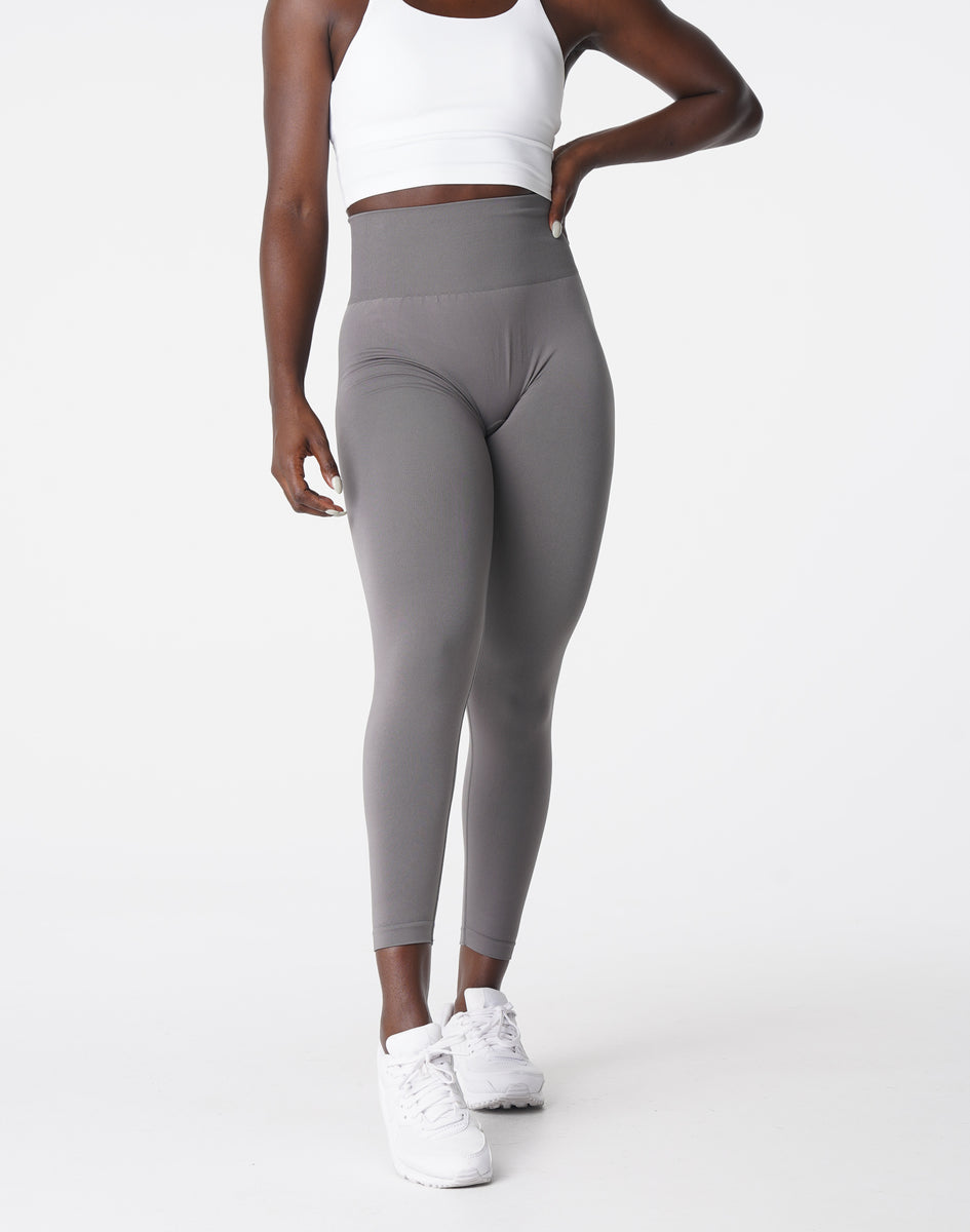 NVGTN Solid Seamless Leggings Charcoal