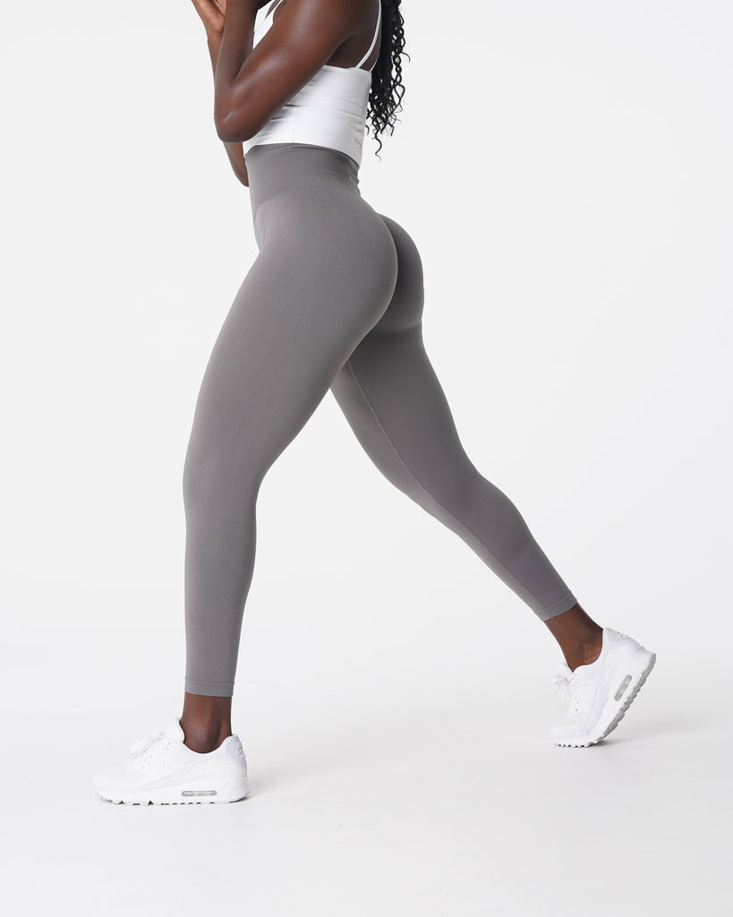 Charcoal Solid Seamless Leggings