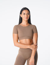 Load image into Gallery viewer, Mocha Open Back Tee