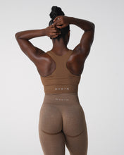 Load image into Gallery viewer, Mocha Cinched Seamless Bra