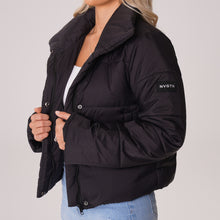 Load image into Gallery viewer, Black Winter Nights Puffer Jacket