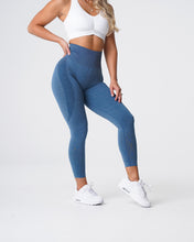 Load image into Gallery viewer, Slate Blue Contour Seamless Leggings