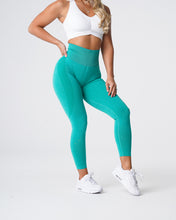 Load image into Gallery viewer, Turquoise Contour Seamless Leggings