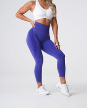 Load image into Gallery viewer, Electric Blue Contour Seamless Leggings