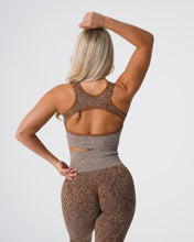 Load image into Gallery viewer, Mocha Snakeskin Eclipse Seamless Bra