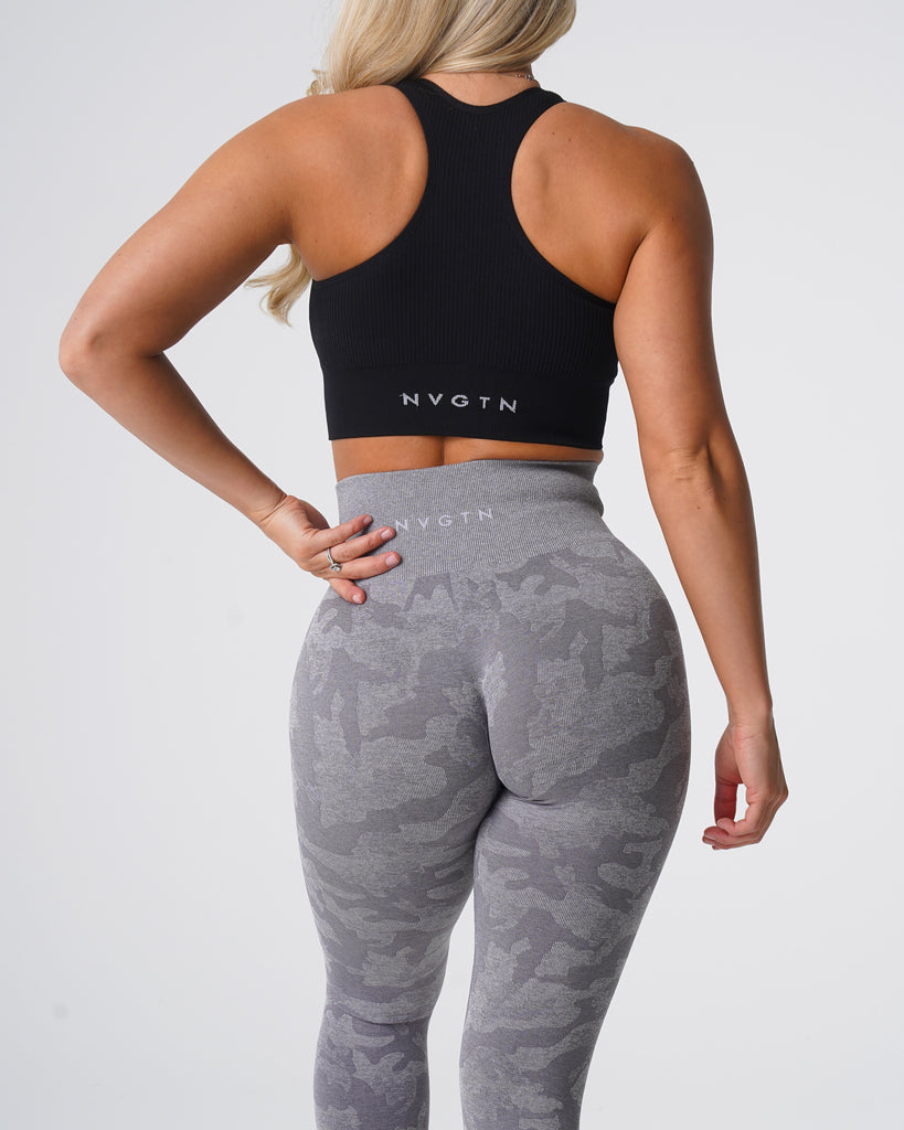 Grey Camo Seamless Leggings