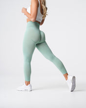 Load image into Gallery viewer, Sage Green Curve Seamless Leggings
