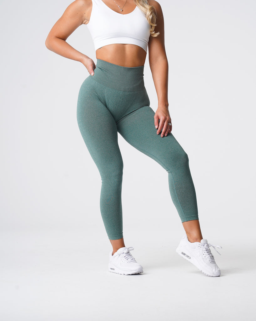 Forest Green Curve Seamless Leggings