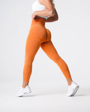 Load image into Gallery viewer, Burnt Orange Curve Seamless Leggings