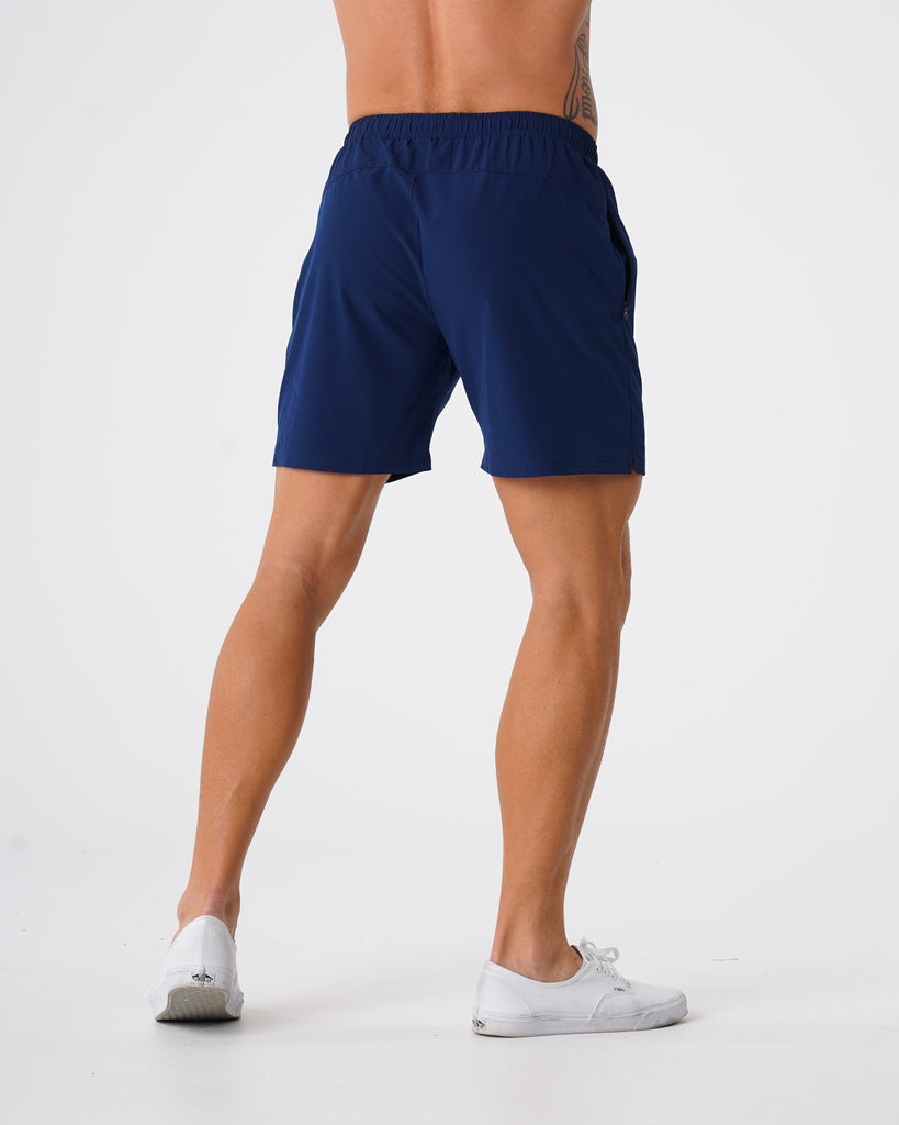 Navy Flex Shorts