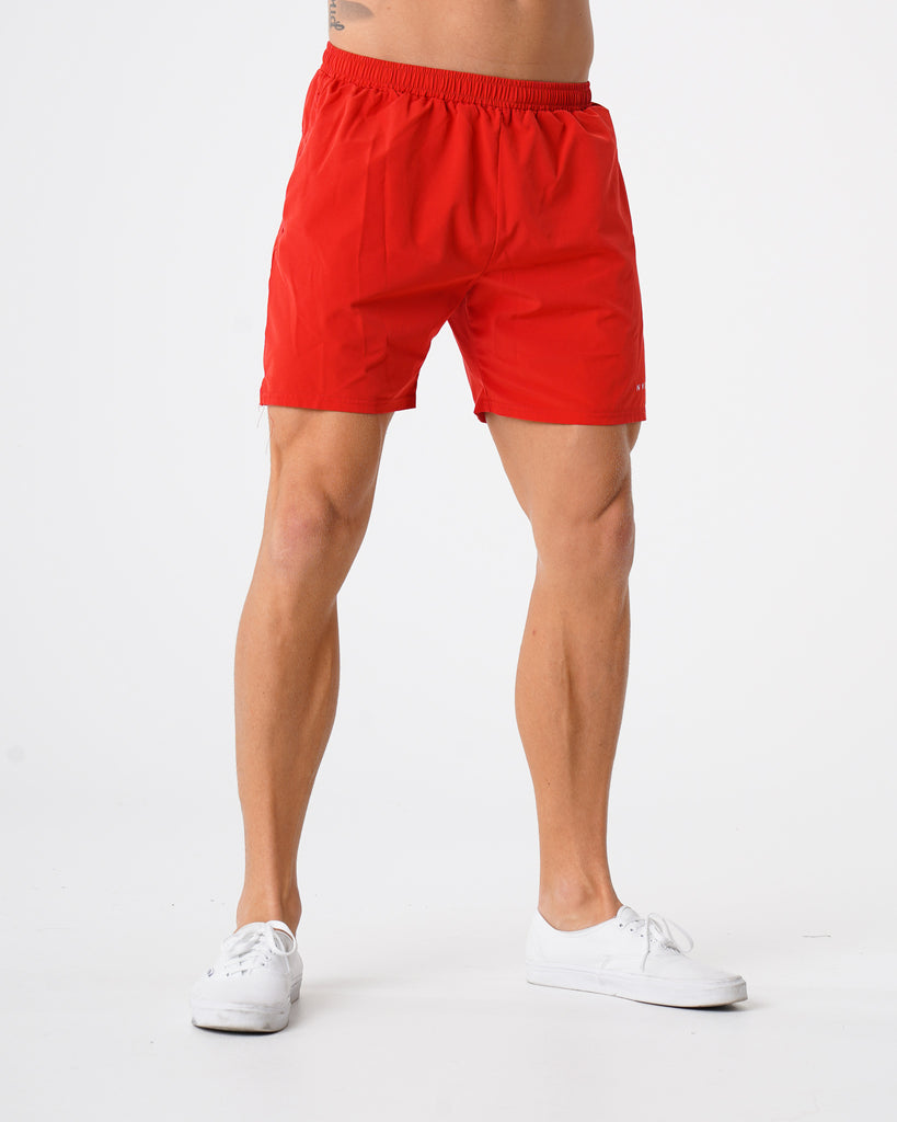 Red Flex Shorts