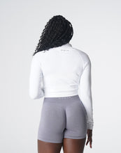 Load image into Gallery viewer, White Divine Seamless Zip Up
