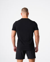 Load image into Gallery viewer, Black Pulse Fitted Tee