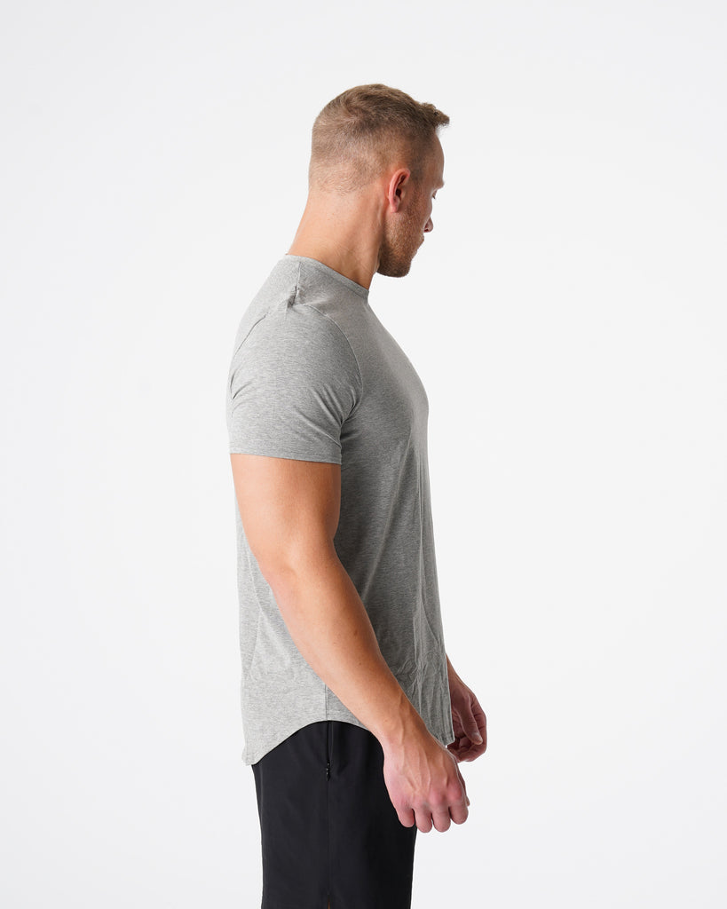 Grey Pulse Fitted Tee